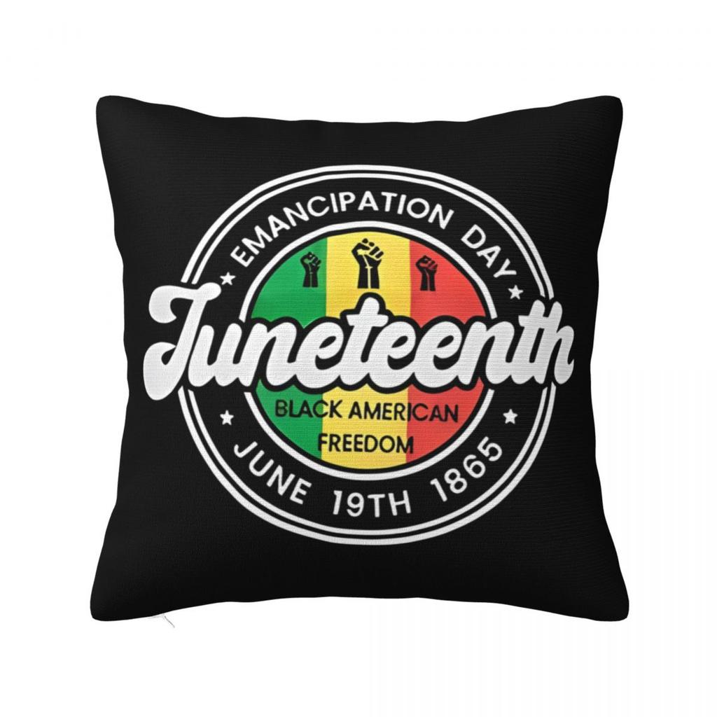 Наволочка 'Сердцебиение Черноты' Juneteenth, Чехол для Подушки из Полиэстера, Декор, История Чернокожих, Африканская Америка, Декоративная Наволочка для Подушки, Постельное Белье