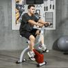 Foldable Magnetic Exercise Bike with 8 Resistance Levels and Adjustable Seat, in Steel, 97x43x110 cm, Red