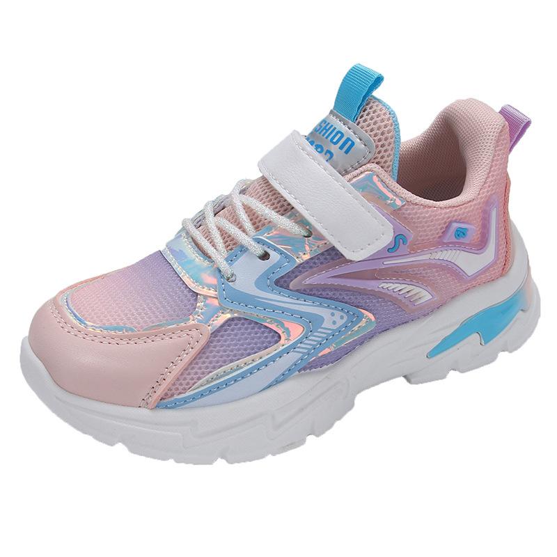 Мальчики бег девочки сезон 2024 чистая 3-6 лет дети трансграничные товары детская спортивная обувь