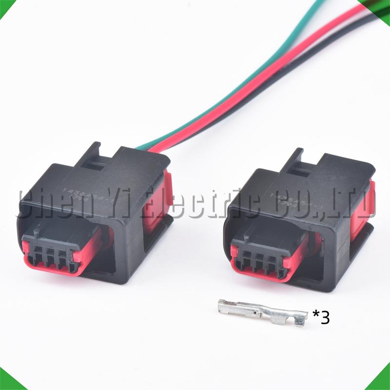 3 Pin Automobile waterproof connector 4x4 traction control Hall sensor plug Wire harness 1438454-1 For VW Amarok