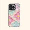 Масляная живопись цветы Чехол для iPhone 11 12 13 14 15 16 17 Pro Max XS X XR Чехол
