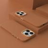 Роскошный металлический чехол с кожаной текстурой для защиты камеры iPhone 15 14 Plus 13 12 16 Pro Max Мягкий силиконовый матовый противоударный чехол