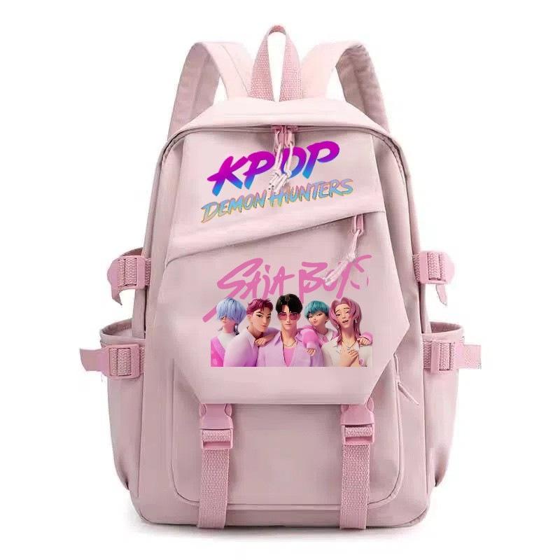 Kpop Girl Group Surrounding Korean Version Of College Style Backpack Large Capacity Primary And Secondary School Student Schoolbag