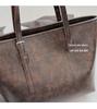Women's Korean Fashion Large-Capacity Retro Tote Bag - Versatile and Stylish Underarm Accessory