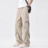Брюки карго из ледяного шелка быстросохнущие для мальчиков летние тонкие свободного кроя прямые брюки-карго