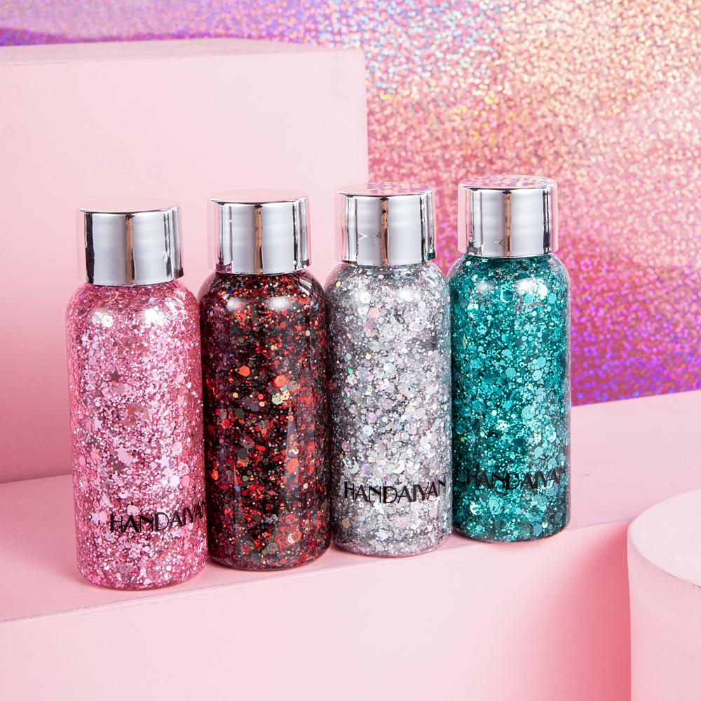 Eye Glitter Nail Hair Body Face Glitter Gel Art Flash Heart Loose Sequins Cream Festival Glitter Decoration Party Festival