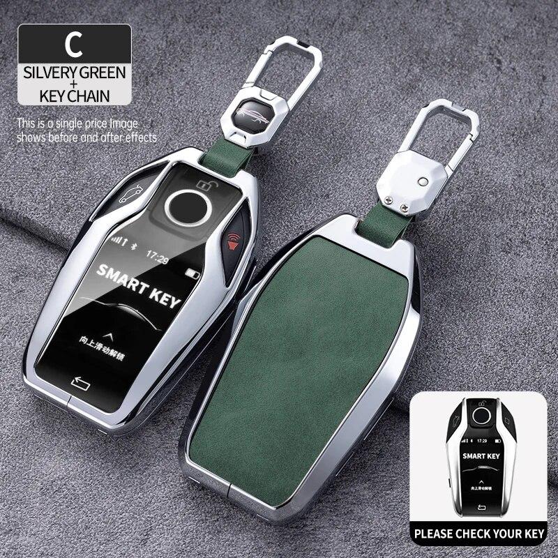 Чехол для дистанционного ключа из цинкового сплава для BMW 5 7 серии G12 G11 G30 G32 G31 I8 I12 I15 G01 X3 G02 X4 G05 X5 G07 X7, автомобильная сумка