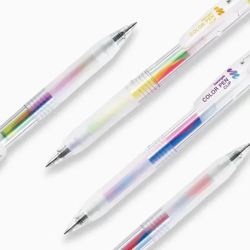0.5mm Gel Pen Sets Retractable 5pcs Color Japanese Pen Quick-Drying for Writing Drawing Scrapbooks Journals School Stationery