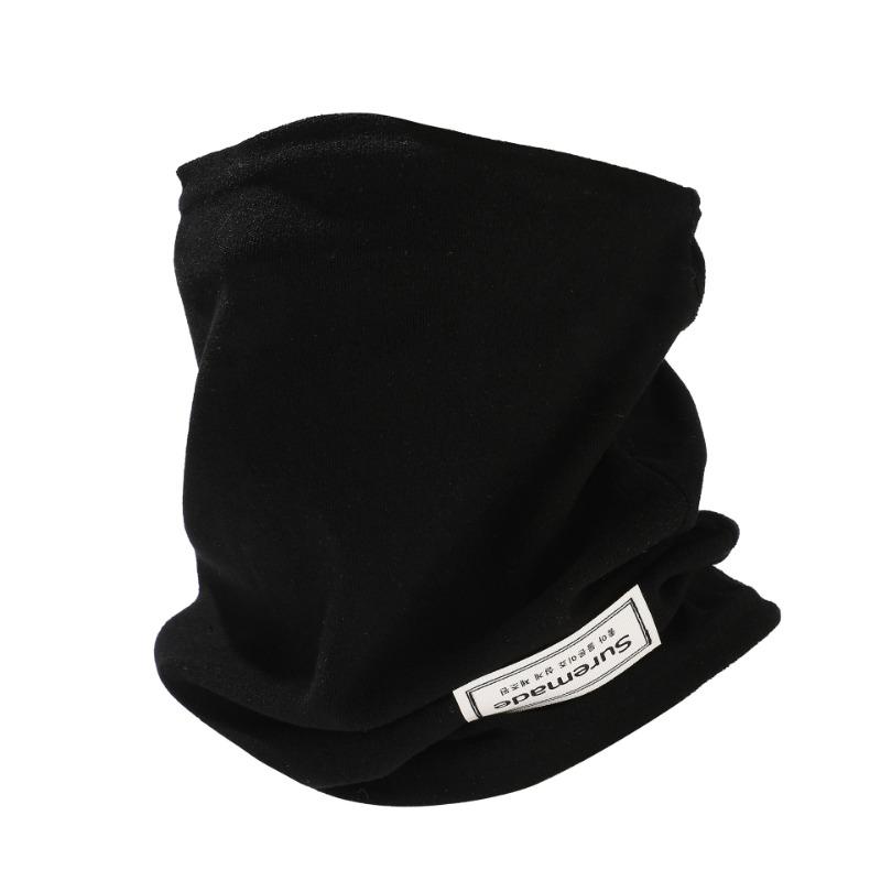 Autumn and Winter Multi-functional Ear Mask Thickened Single-layer Scarf Men's and Women's Solid Color Pullover Loose Neck Cover