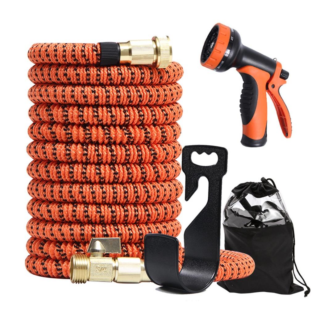 Новый 25-100 футов Расширяемый Волшебный Гибкий Водяной Шланг Пластиковые Шланги Труба С Распылителями Для Полива Сада