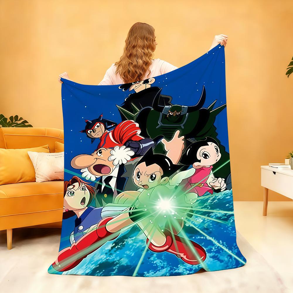 Classic Anime A Astro B BoyS Cute Blanket Soft Throw Blanket for Home Bedroom Bed Sofa Picnic Travel Office Rest Blanket Gift