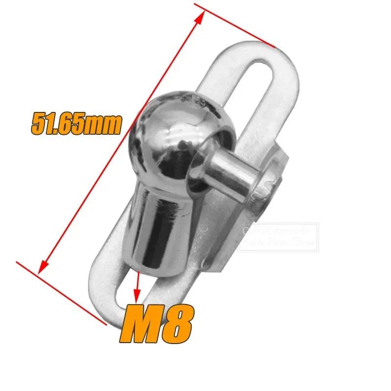 2 шт. Автомобильная газовая пружина, универсальный соединитель M6/M8, концевой фитинг, разъемы для замены, фиксированная/M6/M8, внутренняя/наружная резьба
