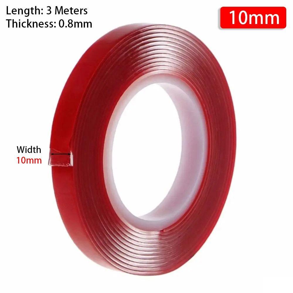 3 метра/рулон Ширина 6-50 мм Двусторонняя лента Для автомобиля телефона планшета ЖК-экрана стекла