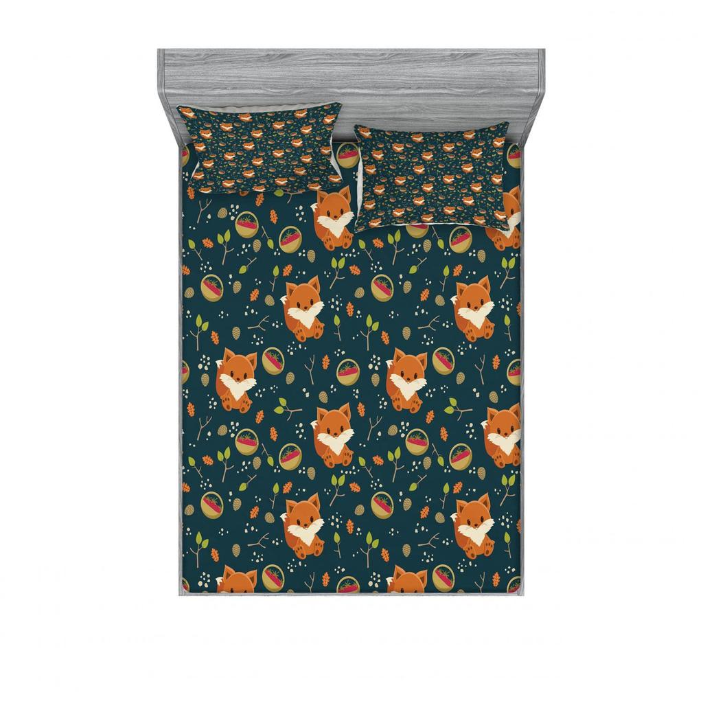 Вкусный узор пончиков Лист Трехкомпонентный Комплект Постельного Белья с Цифровой Печатью Взрослые Дети