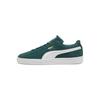 Puma Замшевые классические темно-миртовые кроссовки унисекс зеленые белые 399781-15