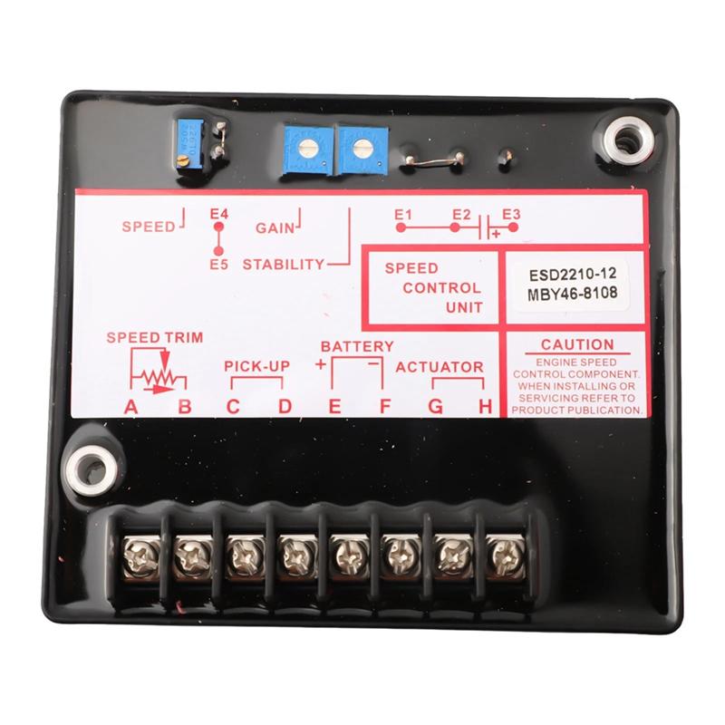 A28G-ESD2210-12 Generator Governor Control Panel Genset Speed Controller Generator Speed Regulator Power Tool Parts