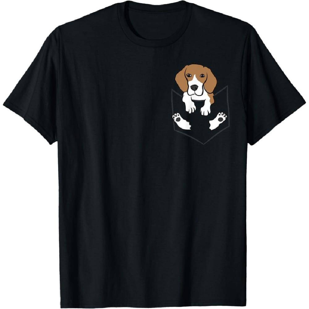 Beagle Dog In The Pocket Cute Pocket Beagle T-Shirt for Men Women Girls Kids