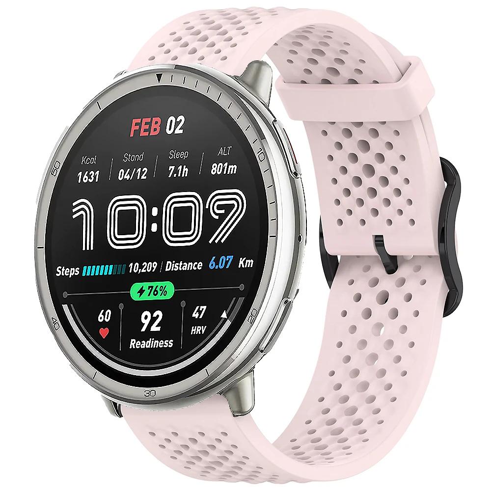 20-метровый силиконовый ремешок для Amazfit Active 2, спортивный сменный браслет для Amazfit GTS 4 mini 3 2 2e/Bip 3/3 Pro/Bip U Pro