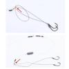 Fishing Hooks with Tippet Line Set Carbon Steel Double Fishing Line Fish Barbed Carp Fishing Tackle Accessori