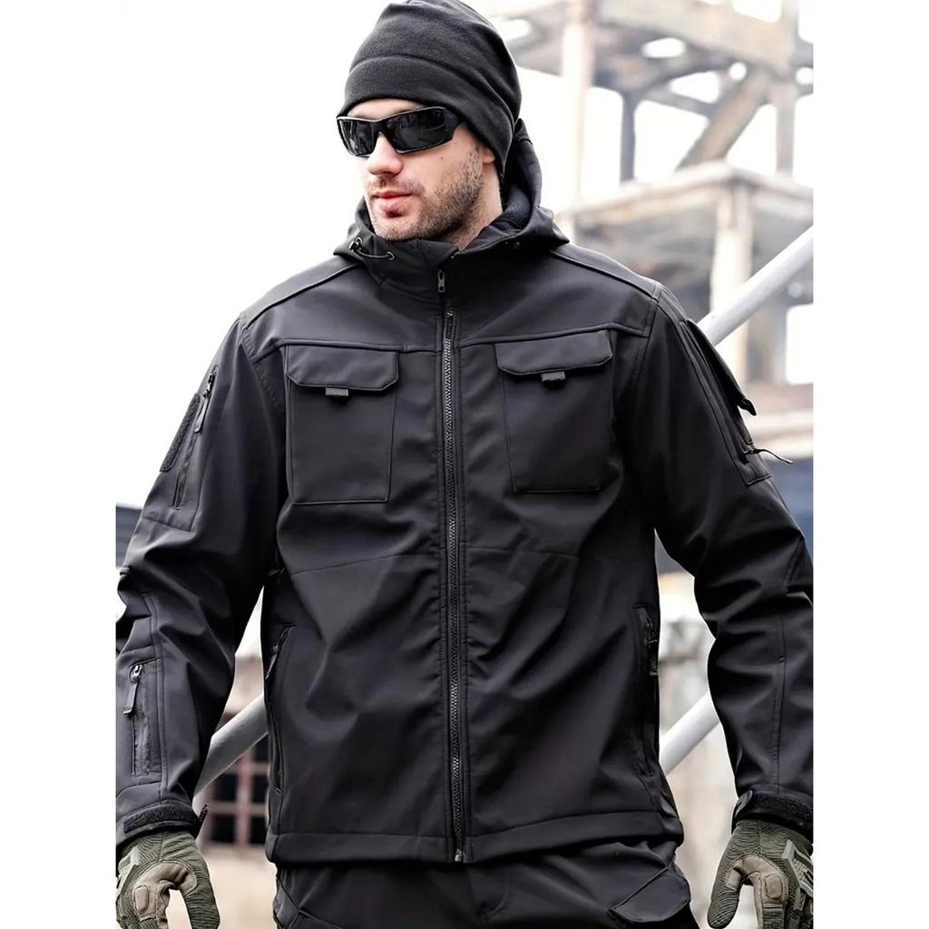 Men Windbreaker Jackets Waterproof Hooded Coat Male Jackets Men Autumn Outdoor Hiking Bomber Outwear