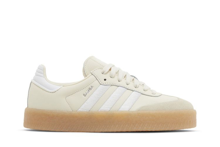 Women's Sneakers adidas Sambae Wonder White Gum (Women's) Wonder White/Cloud White/Silver Metallic