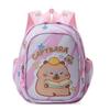 Curved Backpack Capybara Shoulder Straps Cartoon Fit For Preschool Children