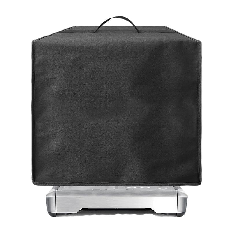 Espresso Machine Dust Cover Waterproof Nylon Foldable Protective Sleeve For Coffee Maker Equipment Black Appliance Guard