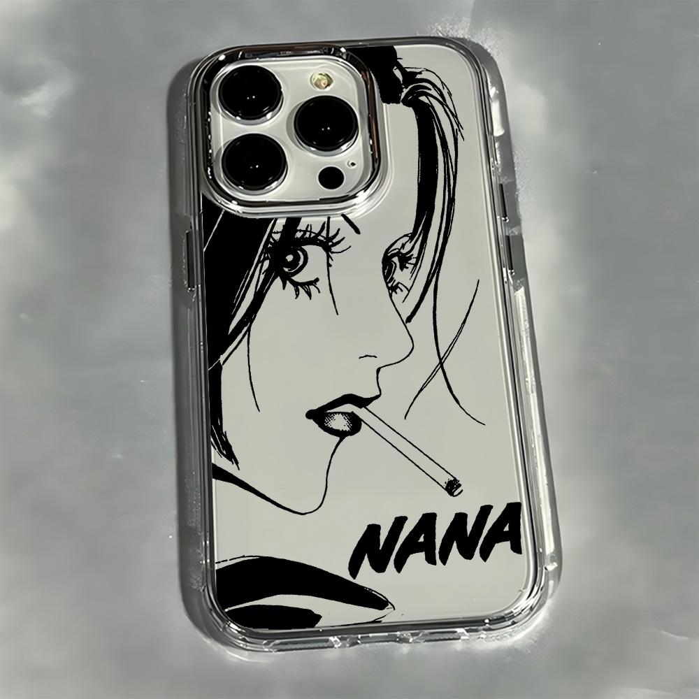 Чехол для телефона Аниме Девушка Нанас ОсакиS Для iPhone 17e 17 16 15 14 13 12 11 mini Pro Max X XR XSMAX Air Plus Прозрачный Мягкий Чехол