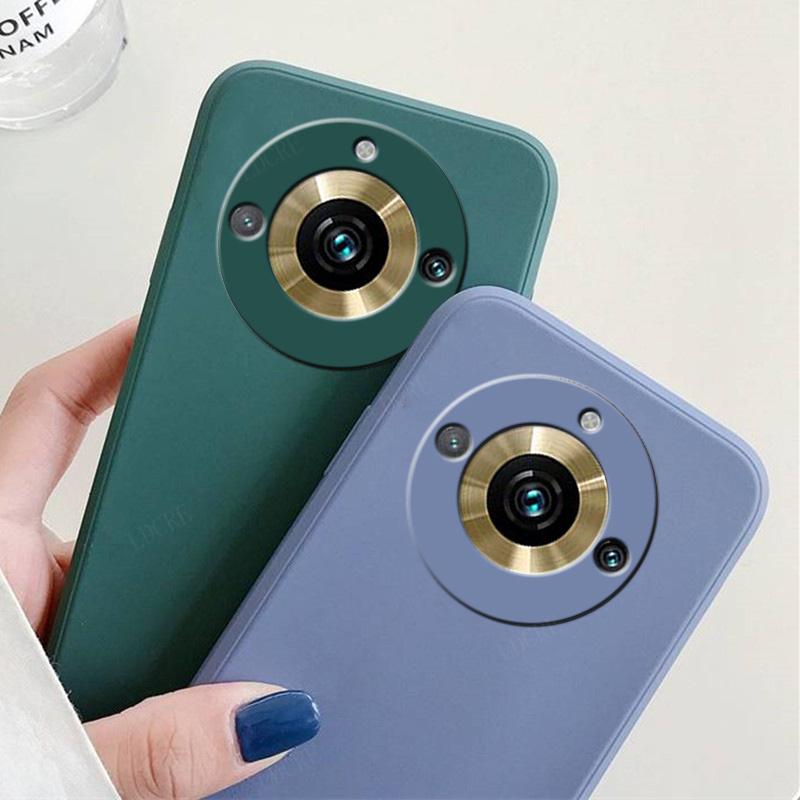 Для Чехол OPPO Realme 11 Pro Чехол Realme 11 Pro Capas Жидкий Силиконовый Противоударный Задний ТПУ Мягкий Чехол Realme 11 Pro Plus + Fundas