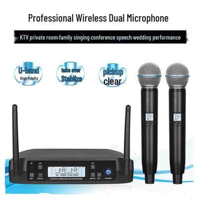 GLXD Двойной беспроводной микрофон УВЧ динамический для лекций и мероприятий на открытом воздухе