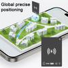 Rechargeable Wallet Tracker Card Wireless Charging IP68 Waterproof Ultra-Thin GPS Item Finder Locator Luggage Purse Keys Anti-loss Device