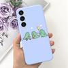 Для Huawei Samsung Galaxy M15 F15 Задняя крышка Мягкий матовый жидкий силикон Чехол Samsung F15 Корпус Астронавт Динозавр