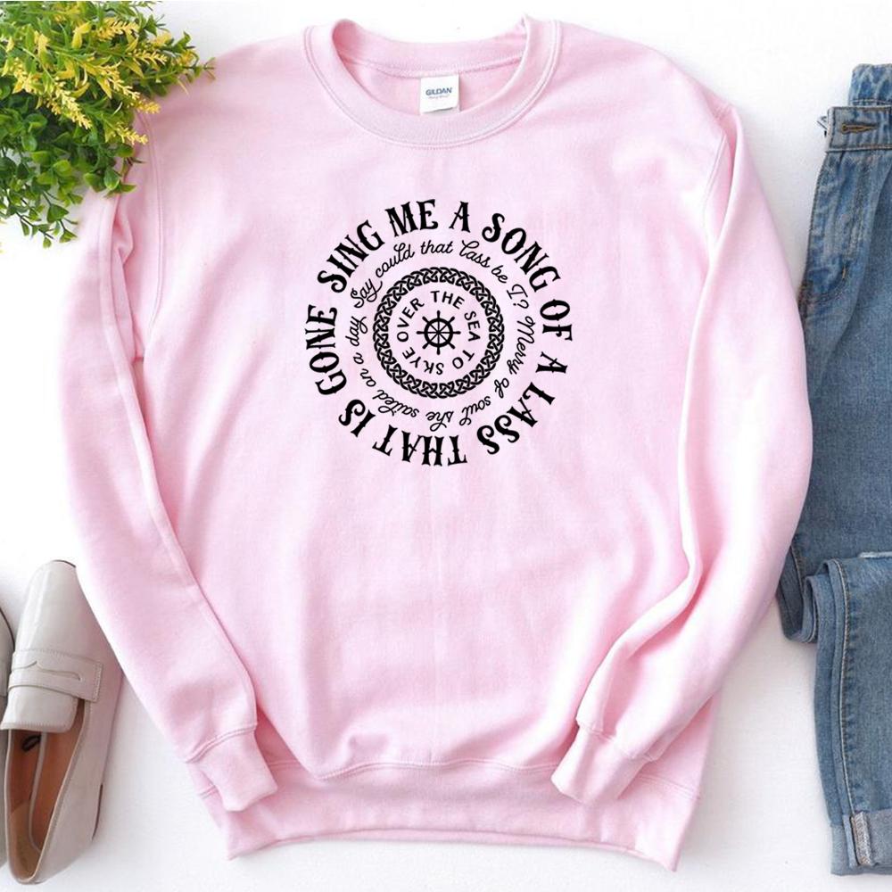 Спой мне песню Skye Boat Lyrics Толстовка Outlander Book Series Свитер Джейми Фрейзер Fraser Ridge Clan Tv Show Толстовки