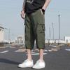 Летние мужские шорты-карго со множеством карманов, спортивная одежда, дышащие, быстросохнущие, длиной до икр, капри, свободные бриджи, шорты