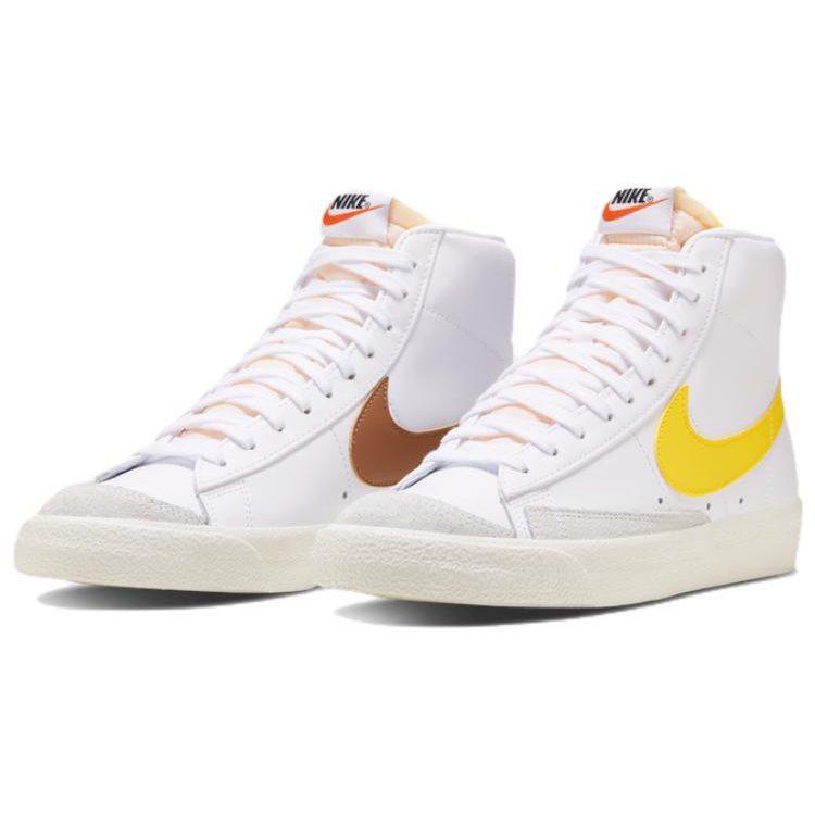 Nike Кроссовки Blazer Mid 77 Vintage 'Белый Желтый Коричневый' BQ6806-113