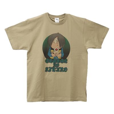 Small Planet Gegege no Kitaro Зеленая футболка размера L