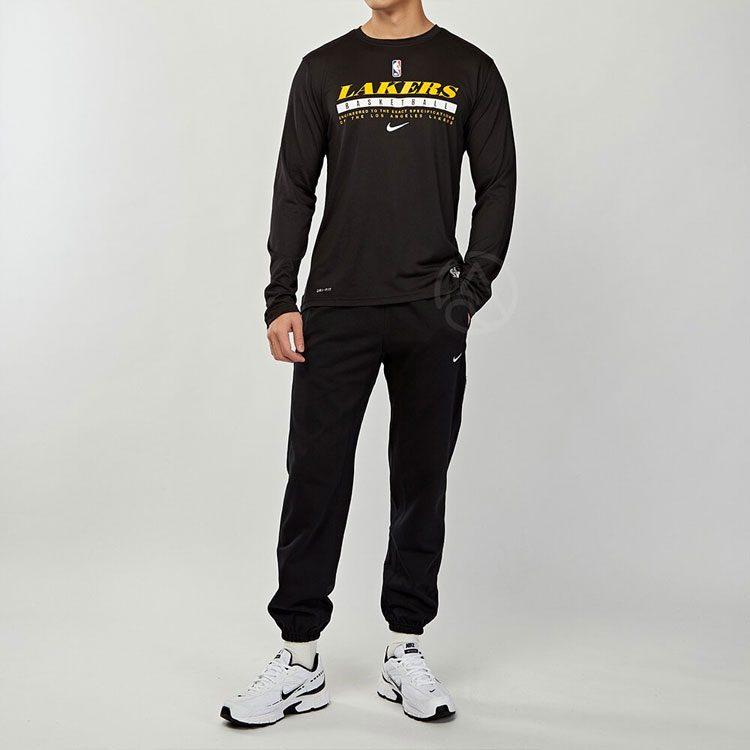 Nike Мужские черные футболки NBA с круглым вырезом, умеренно свободного кроя, CK8319-010