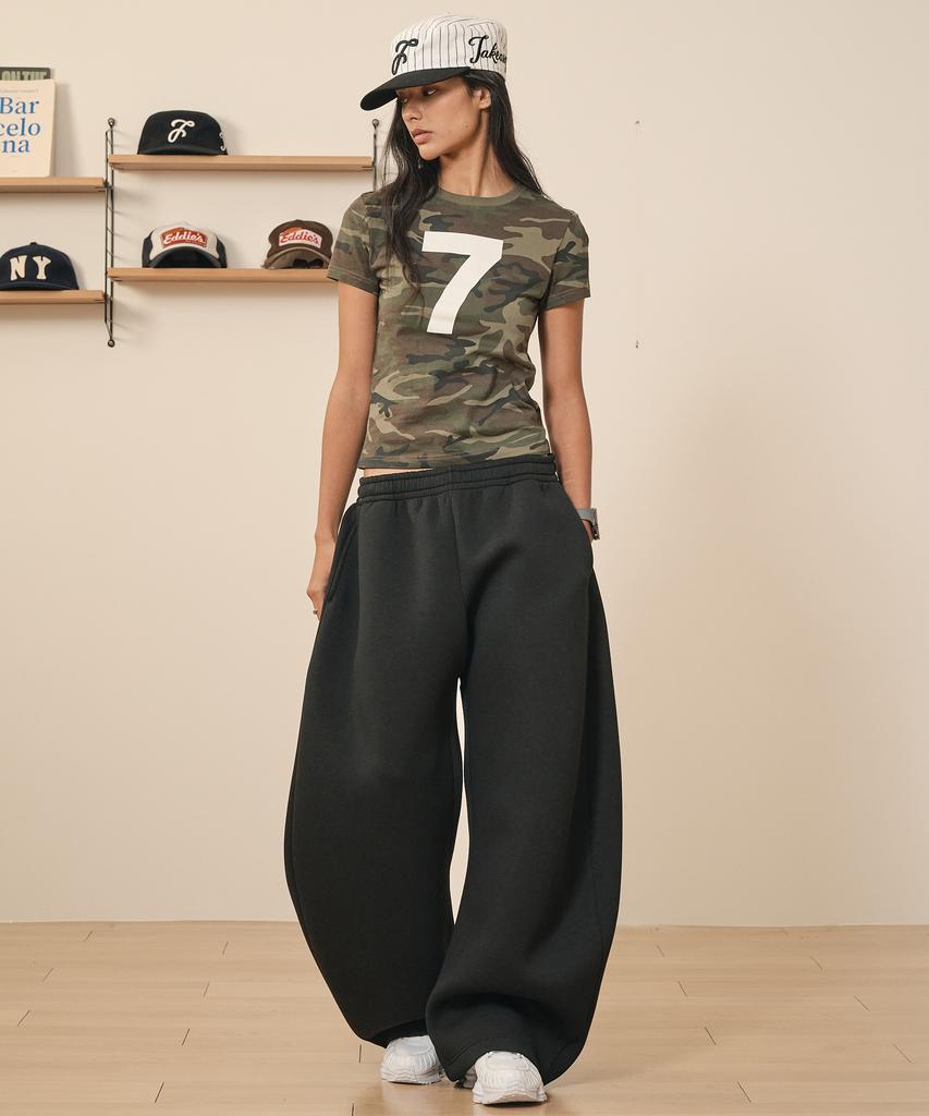 TAKEASY Neoprene Curved Sweatpants (Black)