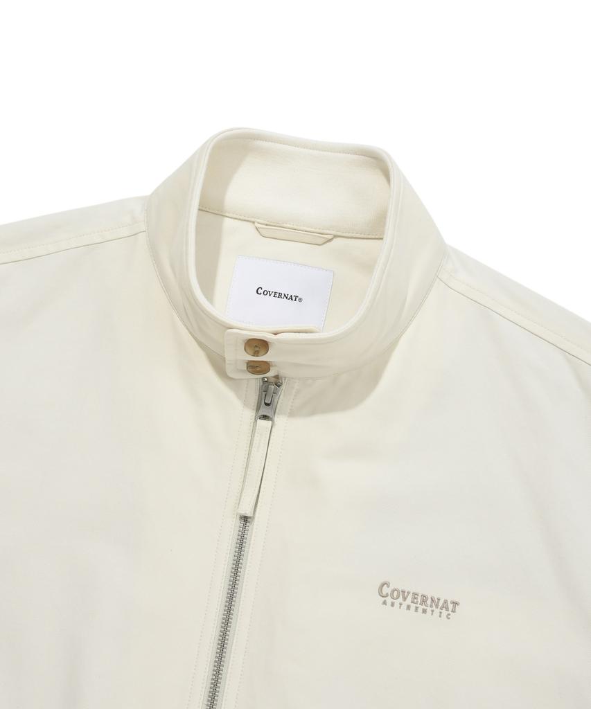 Covernat Cotton Harrington Blouson Ivory
