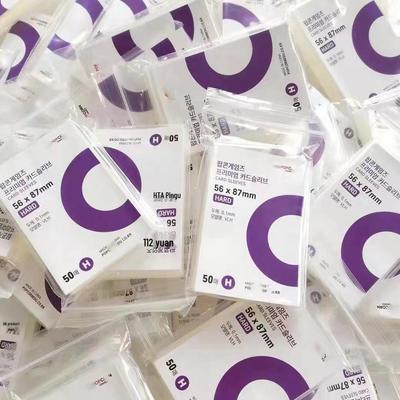 Корейские протекторы для попкорн-карт высокой прозрачности - 20 микрон плоская защитная пленка для маленьких карт