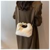 High-end Mink Velvet Pleated Fur Bag Bags2025 New Handbag One Shoulder Underarm Bag Crossbody Bag