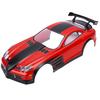 1 10 Масштаб RC Автомобиль Кузов Универсальный Рама Кузова для Радиоуправляемых Машин и Заднее Крыло для Гоночных Машин с Колесной Базой 26 см Красный