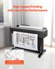 Wide Format Paper, 762 mm x 152.4 m Plotter Roll, 2 Rolls CAD Bond Rolls with 76.2 mm Core, 80 GSM Plotter Roll Rolls, for CAD Drawings, Engineering