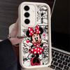 Чехол Minnie Mouse Disney Cartoon S26Ultra для Samsung Galaxy S26 S25 S24 S22 S23 Ultra S21 Plus S20 S25 FE Защитный Мягкий Чехол