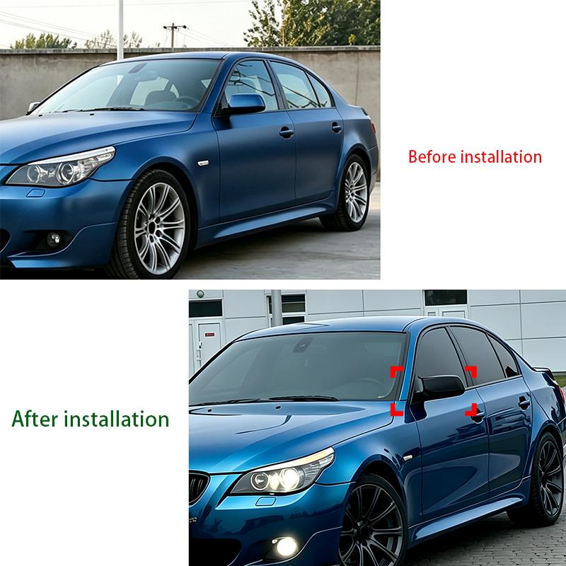 For BMW 5 series E60 E61 2004-2007 The horn mirror housing and Modification of the rearview mirror housing exterior decoration