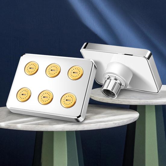 Душевая головка с высоким давлением, небольшая струя, низкое давление, гладкая поверхность, душевая головка