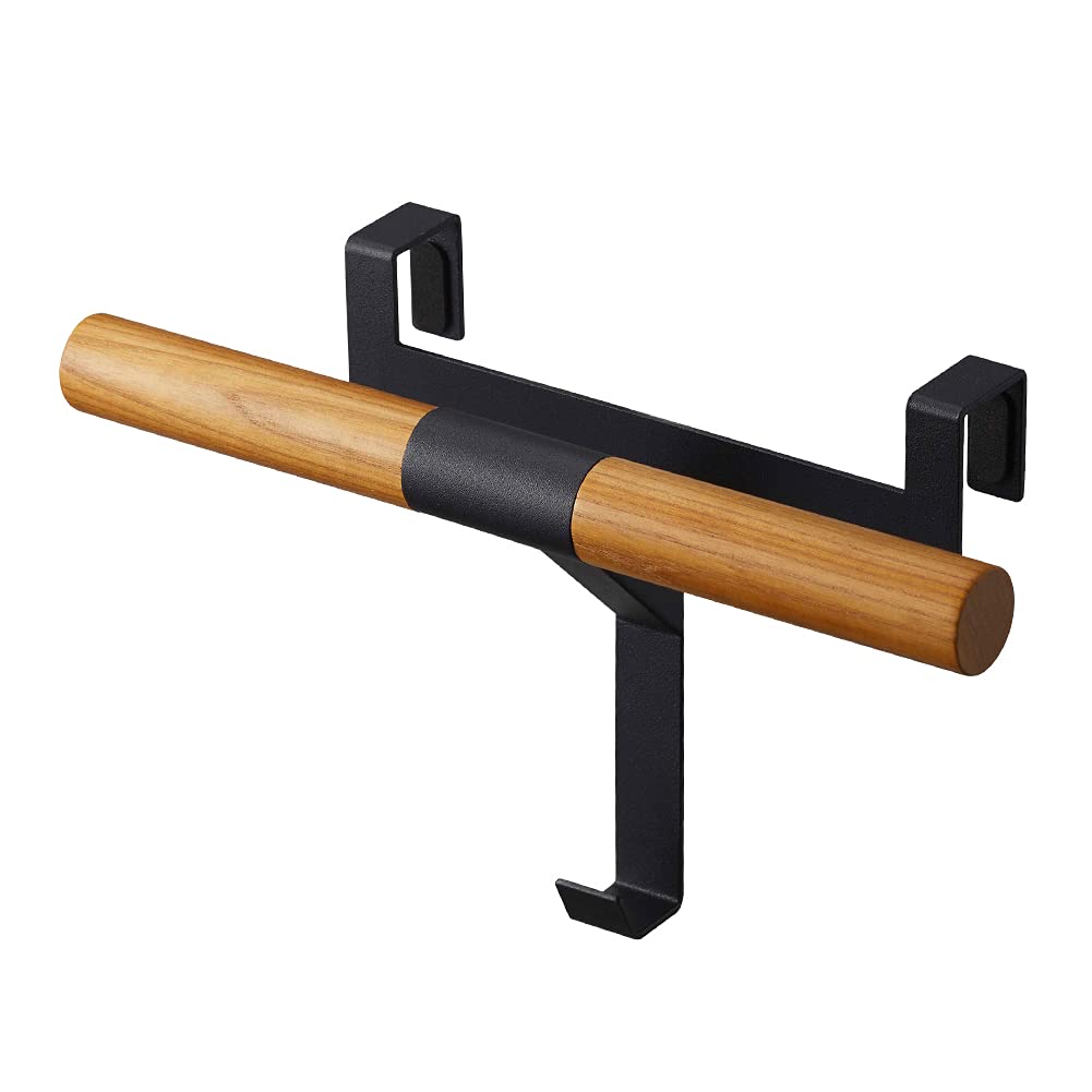 Yamazaki Shoe Cabinet Door Randoseru & Backpack Hanger, Brown, Approx. W26 X D9.5 X H16cm, Rin, Easy Installation, Simply Insert Into Door, 5240