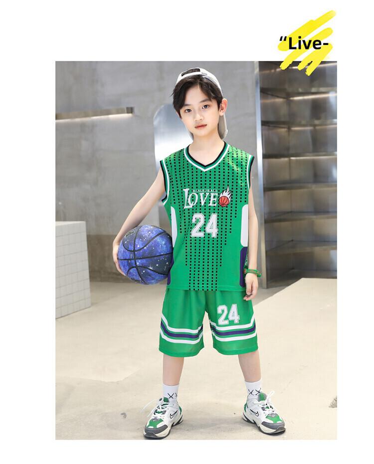 Boys' Basketball Suit Size 24 Kobe Basketball Suit