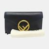 [Pre-Owned] Kan I Logo Reversible Chain Classic Practical Smooth Leather Shoulder Crossbody Waist Bag - Very Good #H6OONB