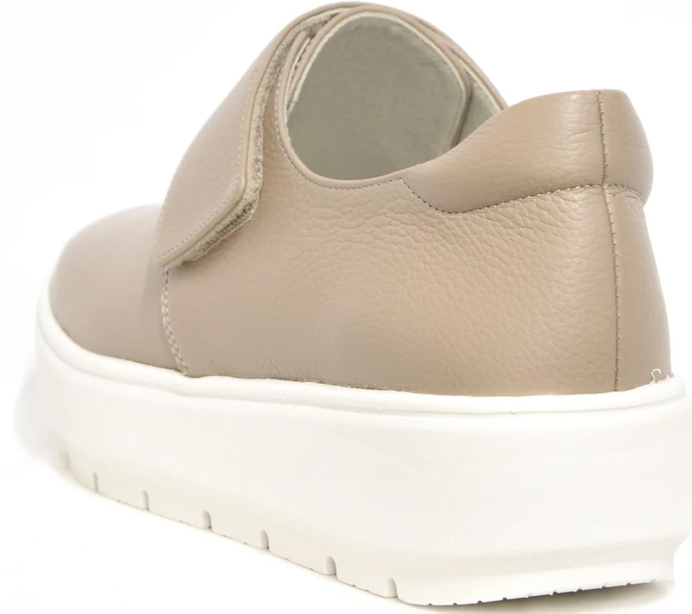 Кроссовки из водоотталкивающей кожи на липучке VN81486H Черные см [Просмотр] Женские 22.0